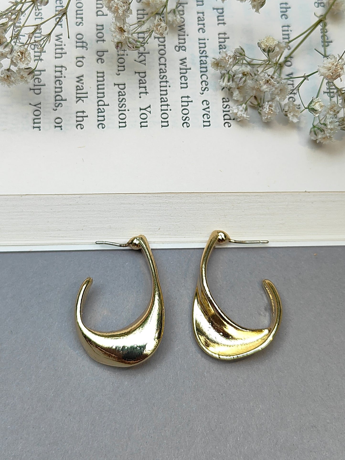 Sia Golden Hoop Earrings