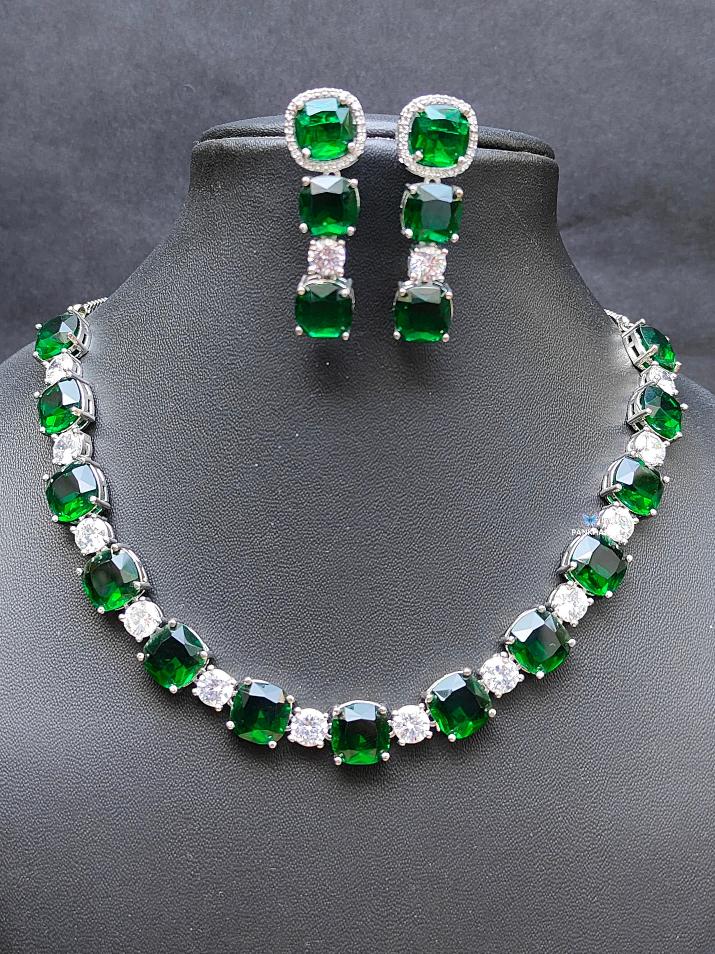 Emerald Green Necklace set