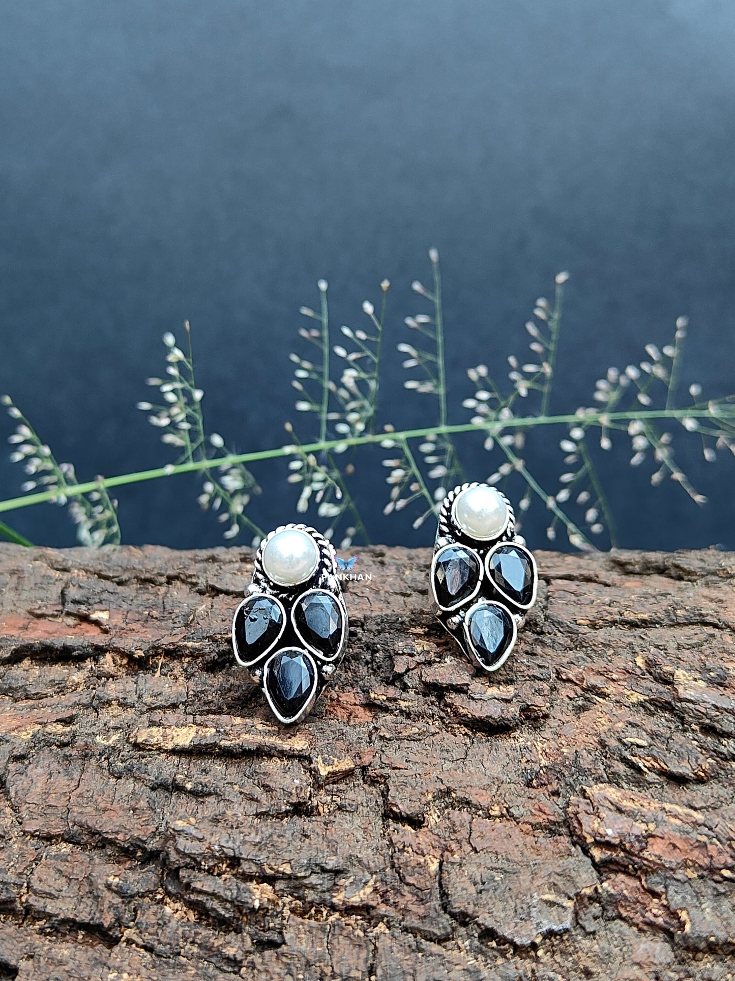 Kadambari Oxidised Earrings