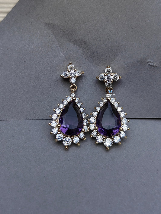 Beautiful stone earrings