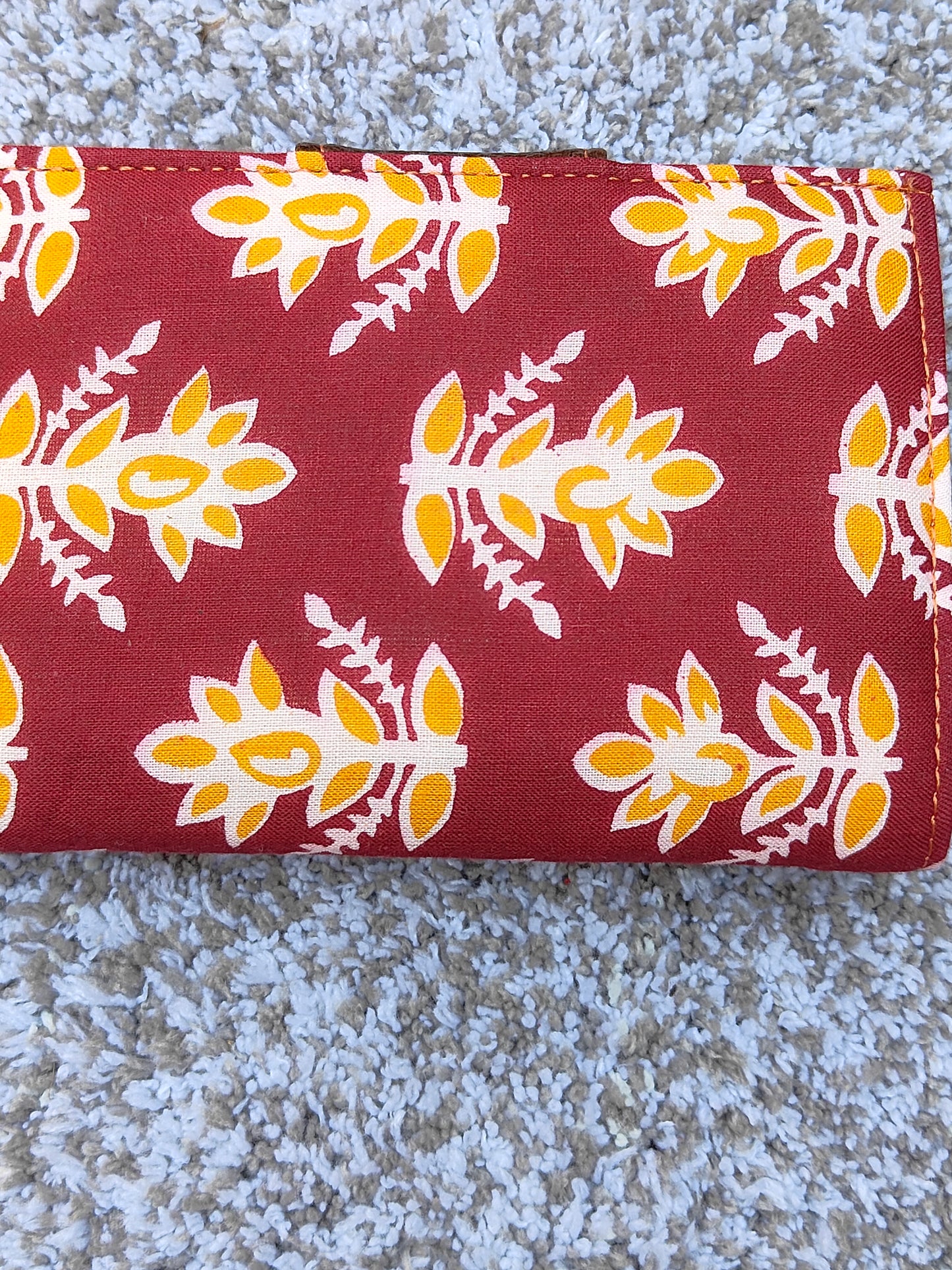 Beautiful small floral print wallet