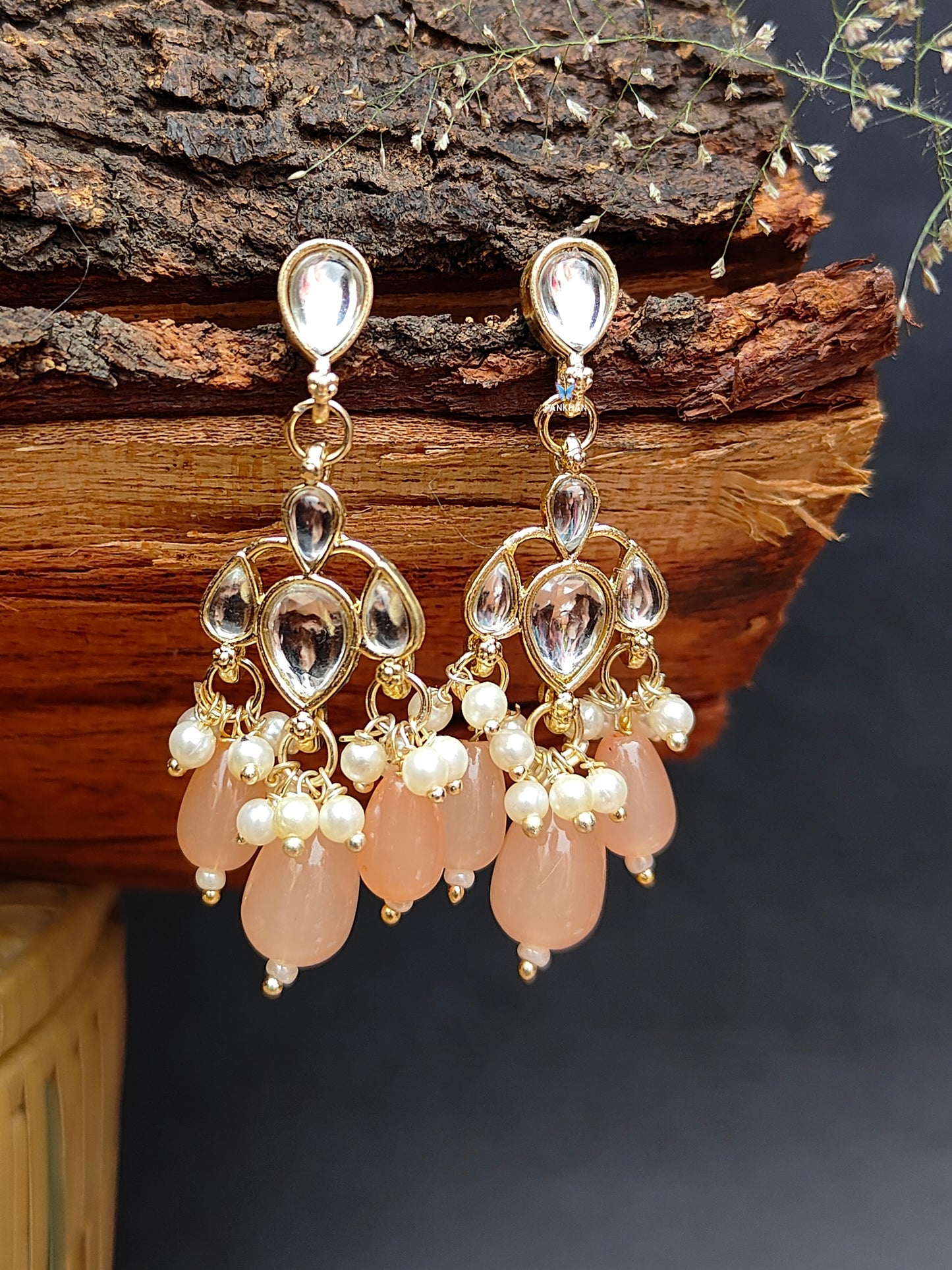 Beautiful kundan earrings