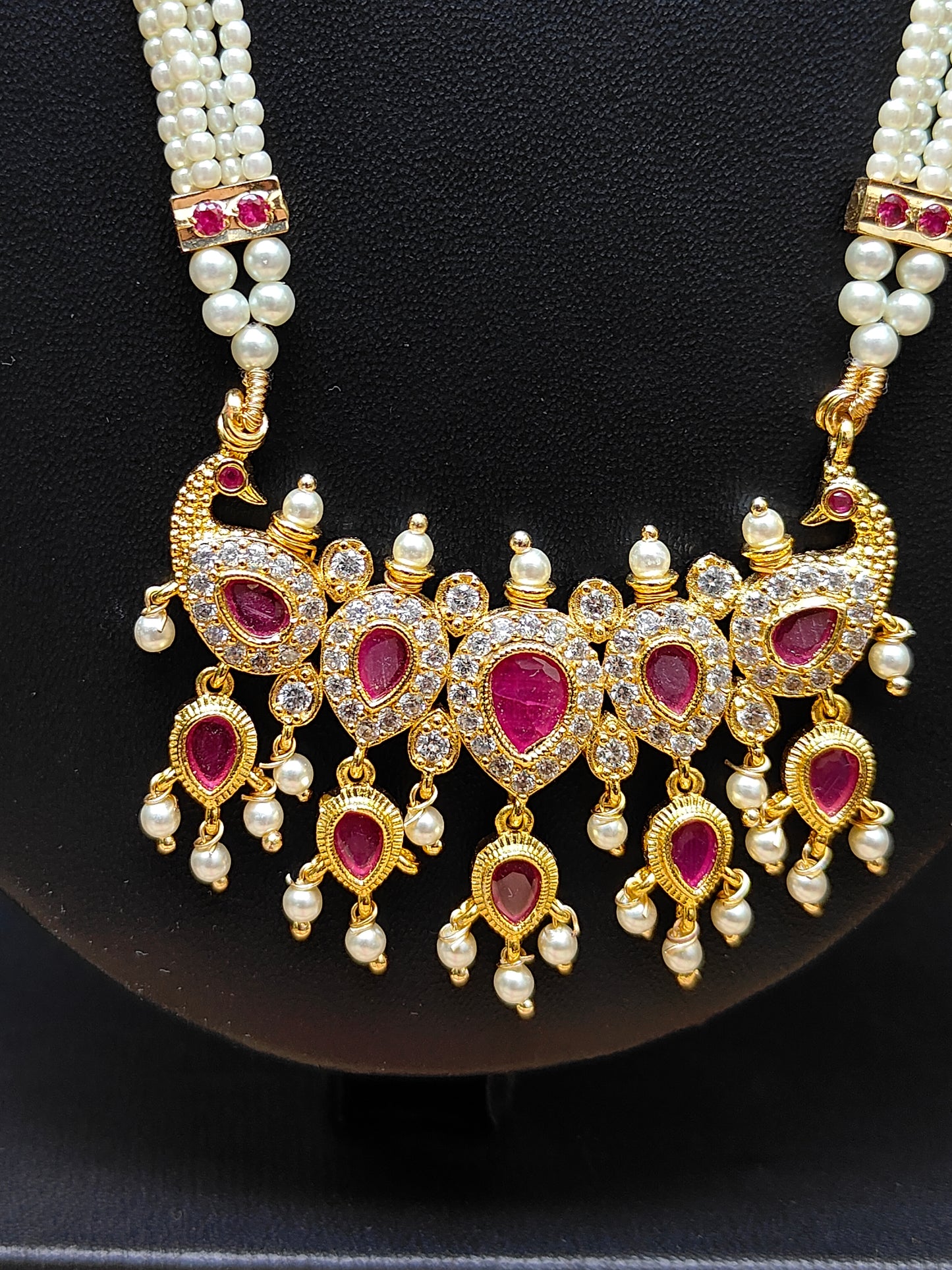 Beautiful traditional long Tanmani Necklace