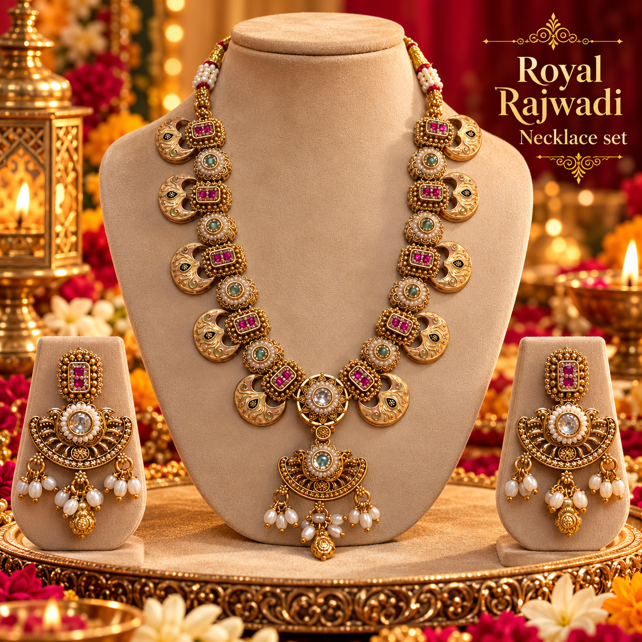 Royal Rajwadi Necklace set