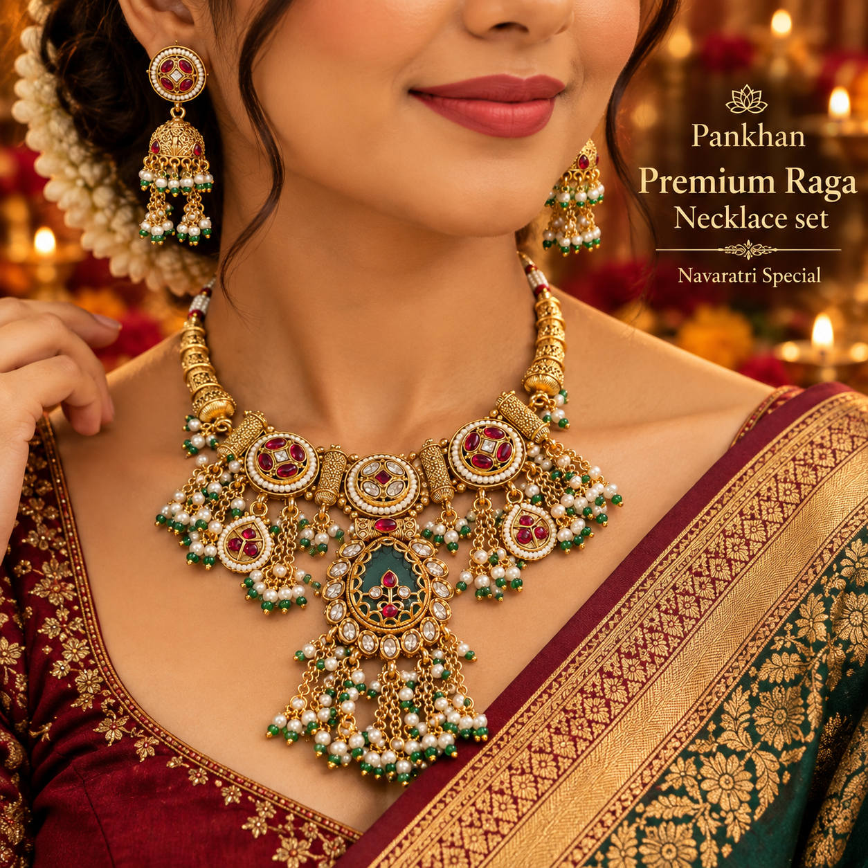 Premium Raga Necklace Set