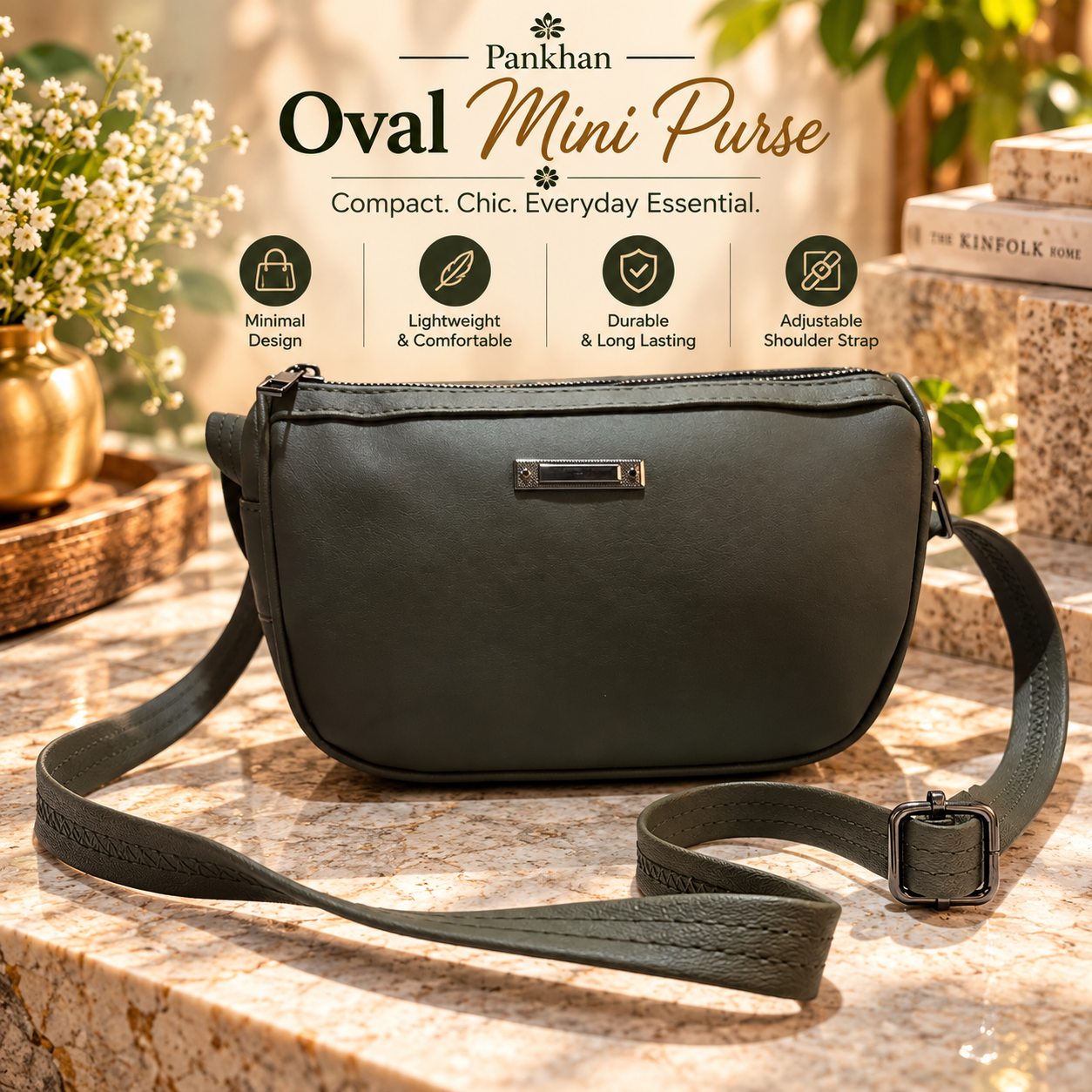 Oval Mini Purse