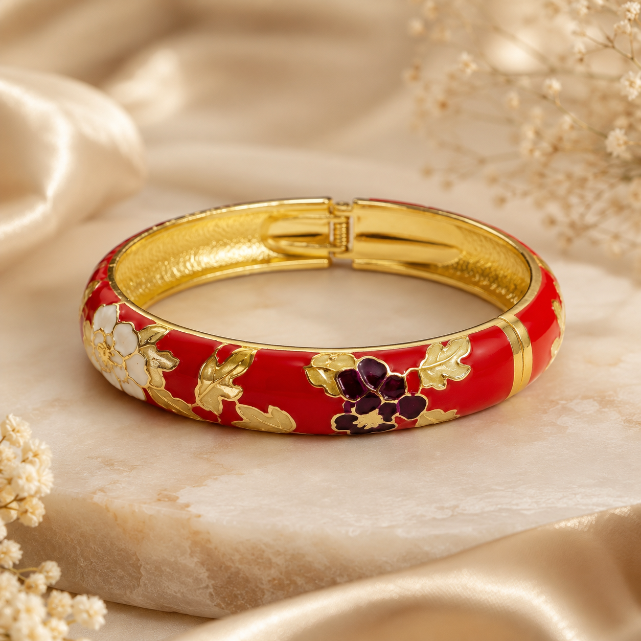 Pestal Red Floral
