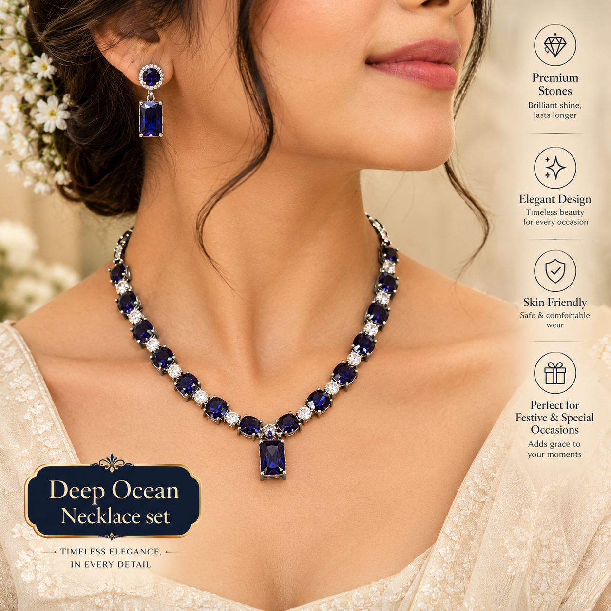 Deep Ocean Necklace set
