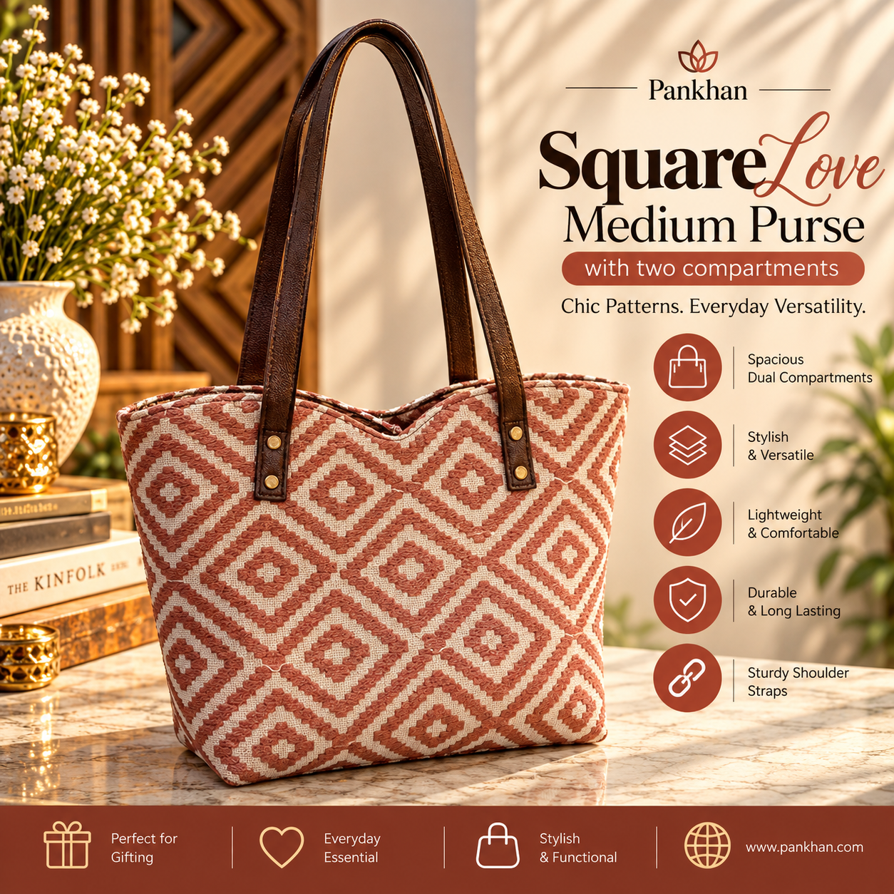 SquareLove Medium - 2 Compartments 